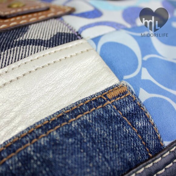 COACH Legacy Patchwork Shoulder Bag Satchel - Picture 11 of 12